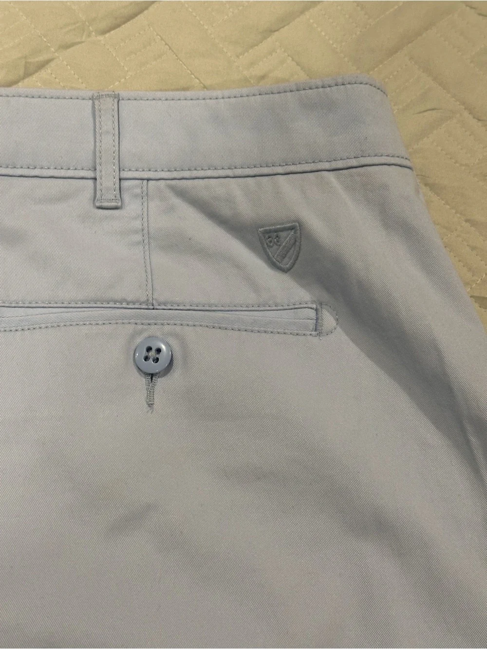 Daniel Cremieux Pale Blue Flat Front Men's Shorts